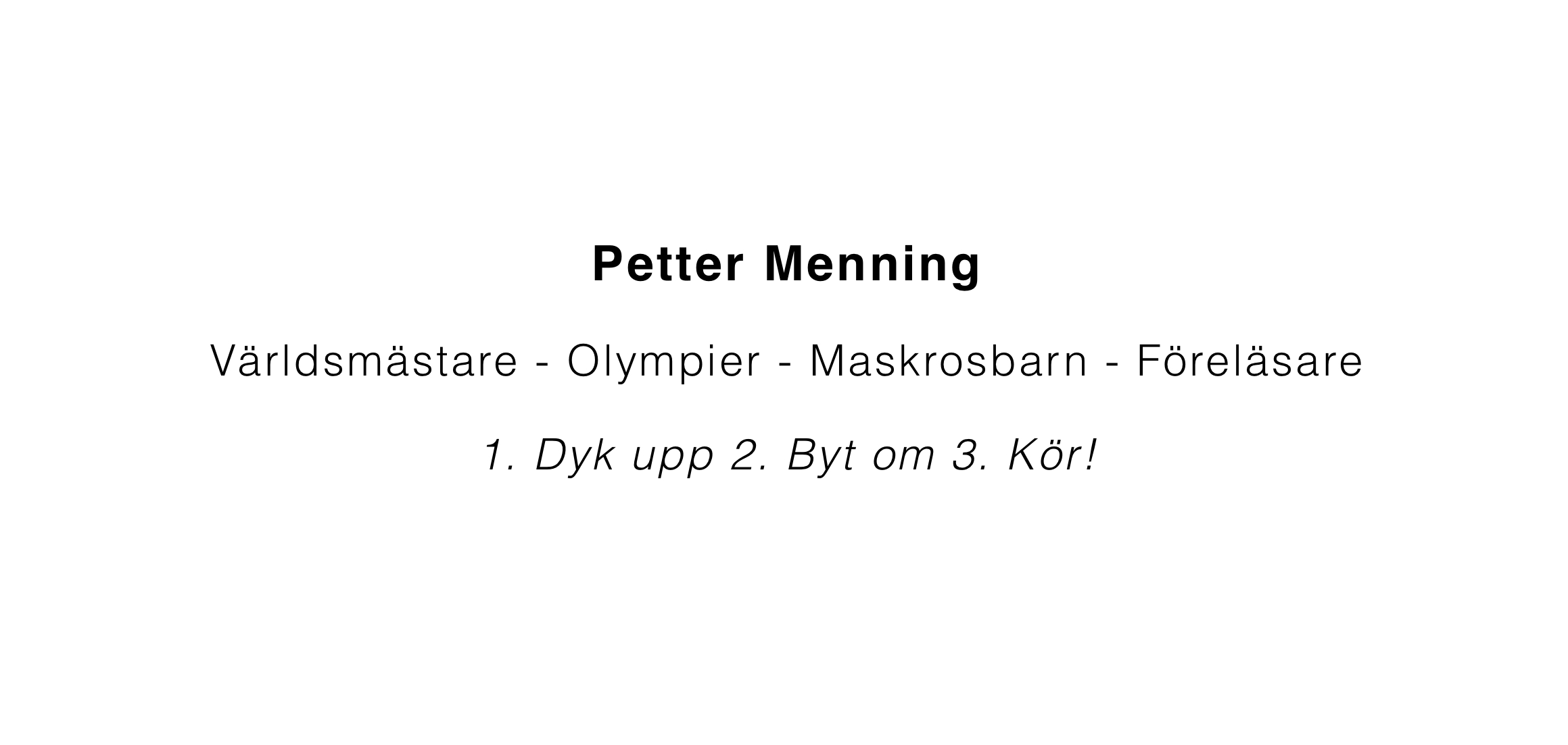 Petter Menning